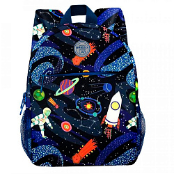 Рюкзак школьный "Space" полиэстер., т.-синий