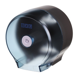 Диспенсер BXG-PD-8127С д/туалетной бумаги в мини рулонах, пластик, цв.прозр.синий