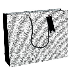 Пакет бумажный подарочный 37,3*11,8*27,5 см "Baudelaire"