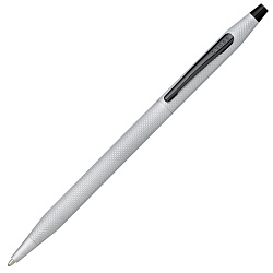 Ручка шарик/автомат "Classic Century Brushed Chrome" 0,7 мм, метал., подарочн. упак., серебристый/черный, стерж. черный
