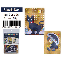 Ластик "KESHI-BLO Dot Art Kit Black Cat", блистер