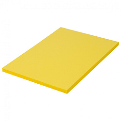 Бумага для заметок с клеевым краем, 125х75 мм, 100л., желтая , арт 003000708
