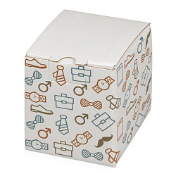Коробка подарочная Camo 8*8*9,8 см, картон, белый