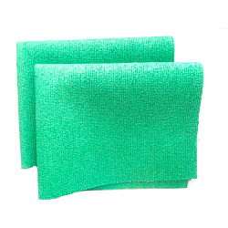 Салфетка из микроволокна прорезиненная 30*30см, зеленый