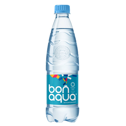 Вода питьевая "Bonaqua" негазир., 0,5 л., пласт. бутылка