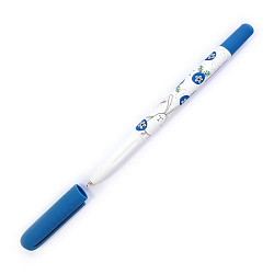 Ручка шарик. "Bunny" 0,7 мм, пласт., матов., белый/синий, стерж. синий