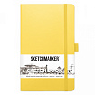 Скетчбук "Sketchmarker" 13*21 см, 140 г/м2, 80 л., желтый