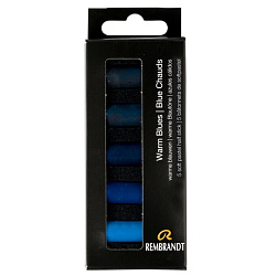 Пастель мягкая "Rembrandt Half Pastel" набор, 5 цв., теплые синие