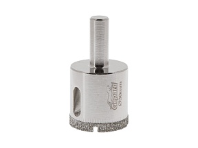 Коронка алмазная  d 30мм по стеклу и керамике GEPARD (GP2076-30)