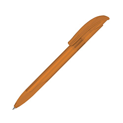 Ручка шарик/автомат "Challenger Clear SG" 1,0 мм, пласт., прозр., оранжевый, стерж. синий