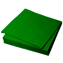 Салфетки бумажные Бик-пак 33*33см 2-сл, цв.зеленый, 200шт