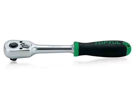 Трещотка 1/4"" 45зуб. 147мм TOPTUL