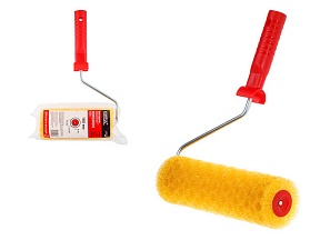 Валик поролоновый ""Горошек"" 180мм с ручкой 8мм STARTUL PROFI