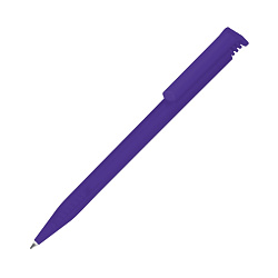 Ручка шарик/автомат "Super Hit Frosted" 1,0 мм, пласт., прозр., фиолетовый, стерж. синий
