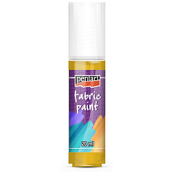 Краски д/текстиля "Pentart Fabric paint" солнечно-желтый, 20 мл, банка