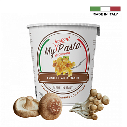 Паста фузилли "My instant pasta" со вкусом грибов