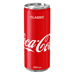 Напиток "Coca-Cola" 0,33 л., жестян. банка