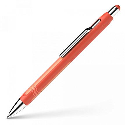 Ручка шарик/автомат. "Epsilon" пласт., оранжевый, стерж. синий