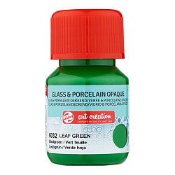 Краски декоративные "GLASS&PORCELAIN OPAQUE" 6032 зеленый 30 мл.