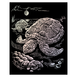 Набор для творчества "Морские черепахи", гравюра голографическая