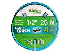 Шланг поливочный 1/2"" 25м STARTUL GARDEN SOFT TOUCH (ST6040-1/2-25) (4 слоя)