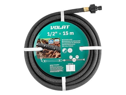 Шланг поливочный сочащийся 1/2"" 15м ВОЛАТ (шланг для капельного полива)