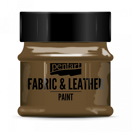 Краски д/текстиля "Pentart Fabric & Leather paint" пурпурный, 50 мл, банка
