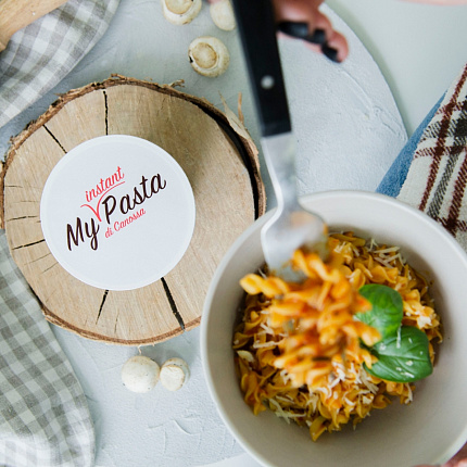 Паста фузилли "My instant pasta" карбонара