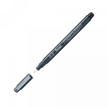 ручка капиллярная "Pointliner" 1 мм, черный
