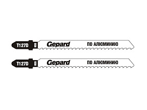 Пилка лобз. по алюминию T127D (2 шт.) GEPARD