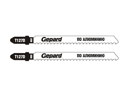 Пилка лобз. по алюминию T127D (2 шт.) GEPARD