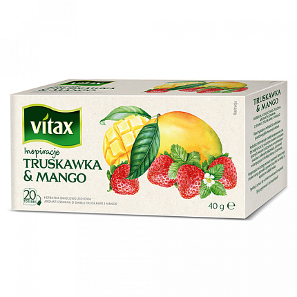 Чайный напиток "Vitax" 20*2 г., фруктовый, со вкусом грейпфрута и апельсина