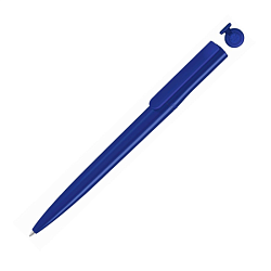 Ручка шарик/автомат "Pet Pen Recycled" 1,0 мм, пласт. перераб., глянц., т-синий, стерж. синий