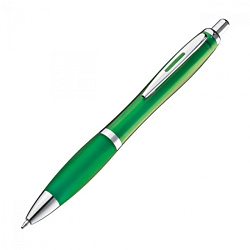 Ручка шарик/автомат "Moscow" 0,7 мм, пласт./метал., зеленый, стерж. синий