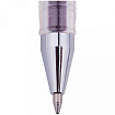 Ручка гелевая "Hi-Jell Color", 0,5 мм., прозр., стерж. черный