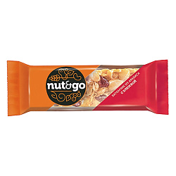 Батончик "Nut & Go" 30 гр., с арахисом и клюквой
