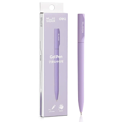 Ручка гелевая "Nusign" 0,5 мм, металл., фиолетовый, стерж. черный