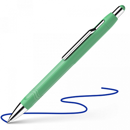 Ручка шарик/автомат. "Epsilon" пласт., мятно-зеленый, стерж. синий