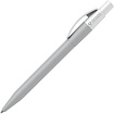 Ручка шарик/автомат "Pixel MATT CB RE" 1,0 мм, пласт. перераб., матов., серый/белый, стерж. синий