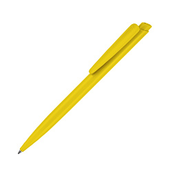 Ручка шарик/автомат "Dart Polished" 1,0 мм, пласт., глянц., лимонный, стерж. синий