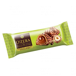Вафельный батончик "O`Zera Chocolate Hazelnut" 23 гр., с ореховой начинкой