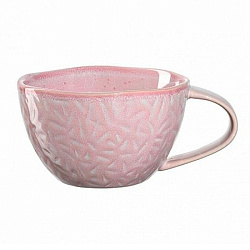 Чашка керам., 290 мл "Matera", розовая