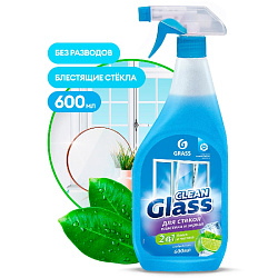 Средство д/мытья окон и стекол "CLEAN GLASS голубая лагуна" 600 мл, с триггером