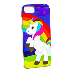 Чехол-клипкейс д/iPhone 6S/7/8 "Licorne" пласт., разноцветный