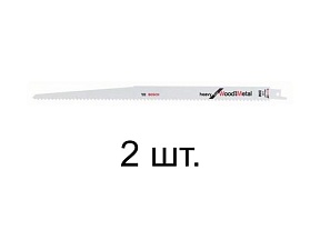 Пилка сабельная по дереву с гвоздями S1411DF (2 шт.) BOSCH