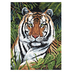 Набор для творчества, 22*29 см "Затаившийся тигр", картины по номерам