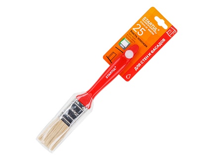 Кисть плоская 1""-25мм смеш. щетина (стены, фасады) STARTUL MASTER