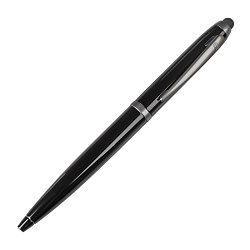 Ручка шарик/автомат "Nautic Touch Pad Pen" 1,0 мм, метал., черный/графит, стерж. синий
