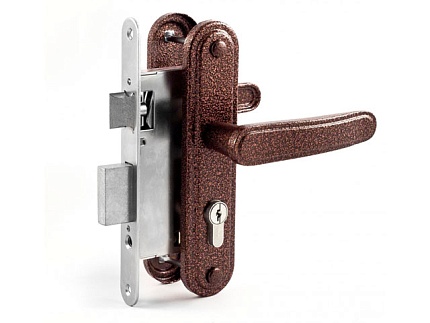 Замок врезной Омега ЗВ7.03 (медь)