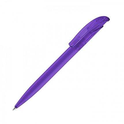 Ручка шарик/автомат "Challenger Clear" 1,0 мм, пласт., прозр., оранжевый, стерж. синий